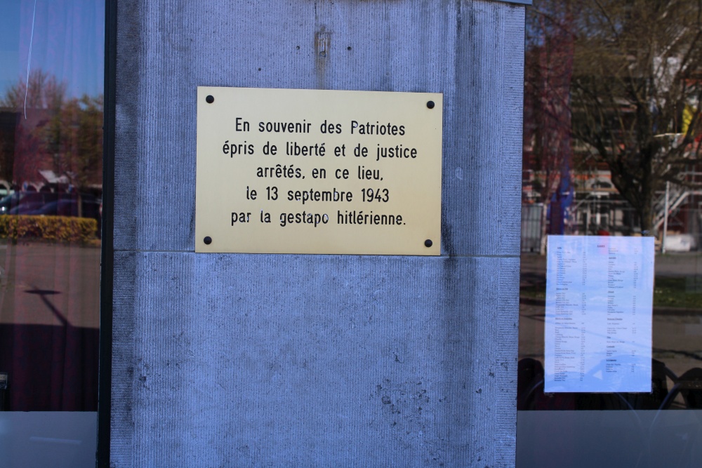 Gedenkteken Razzia Gestapo Saint-Ghislain #2