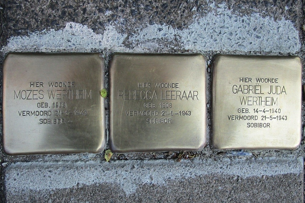 Stolpersteine Marcusstraat 23 #1