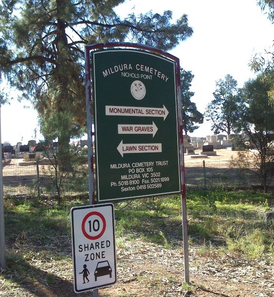 Commonwealth War Graves Mildura Public Cemetery #1