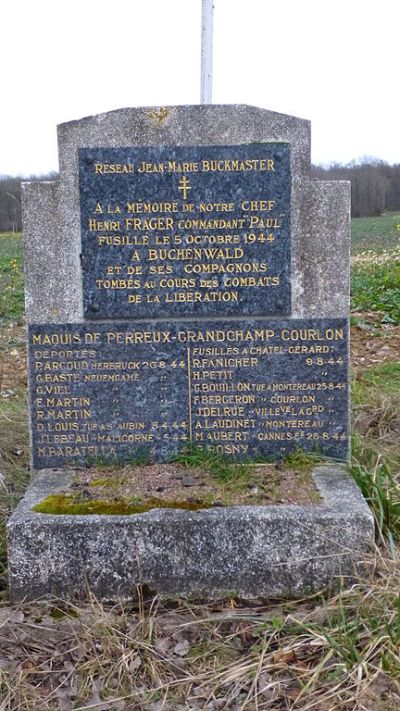 Monument Omgekomen Verzetsstrijders Perreux-les-Roys #2