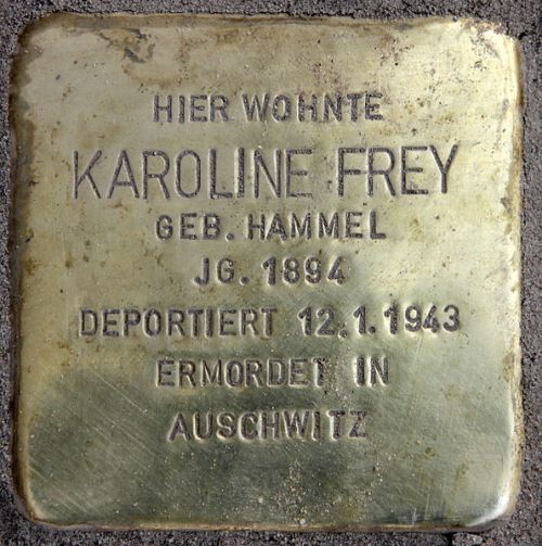 Stolpersteine Pestalozzistrae 15 #3