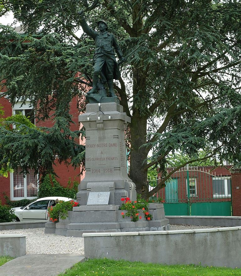 Oorlogsmonument Boiry-Notre-Dame