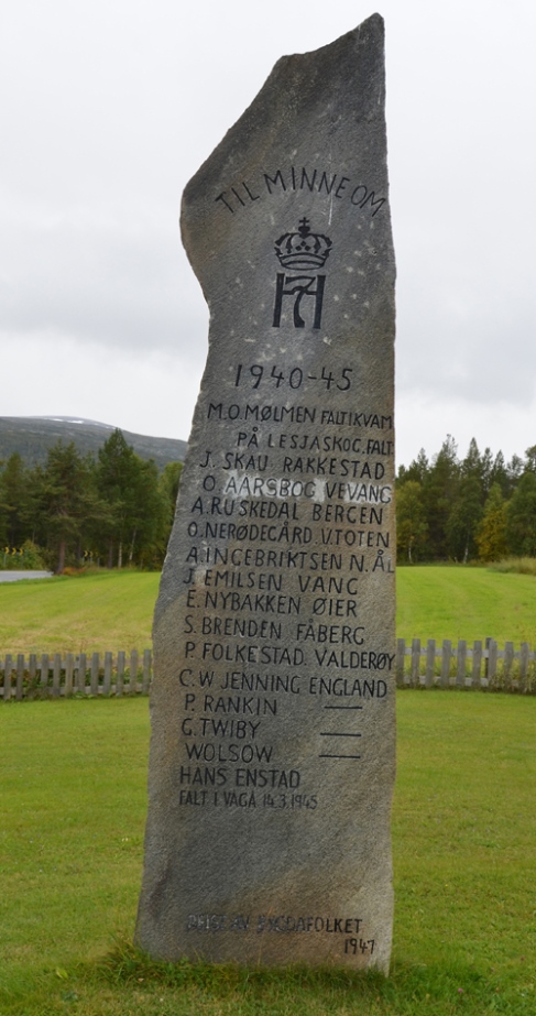 Monument Tweede Wereldoorlog Lesjaskog #1