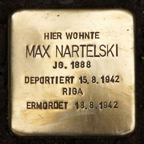 Stolperstein Bamberger Straße 58 #1