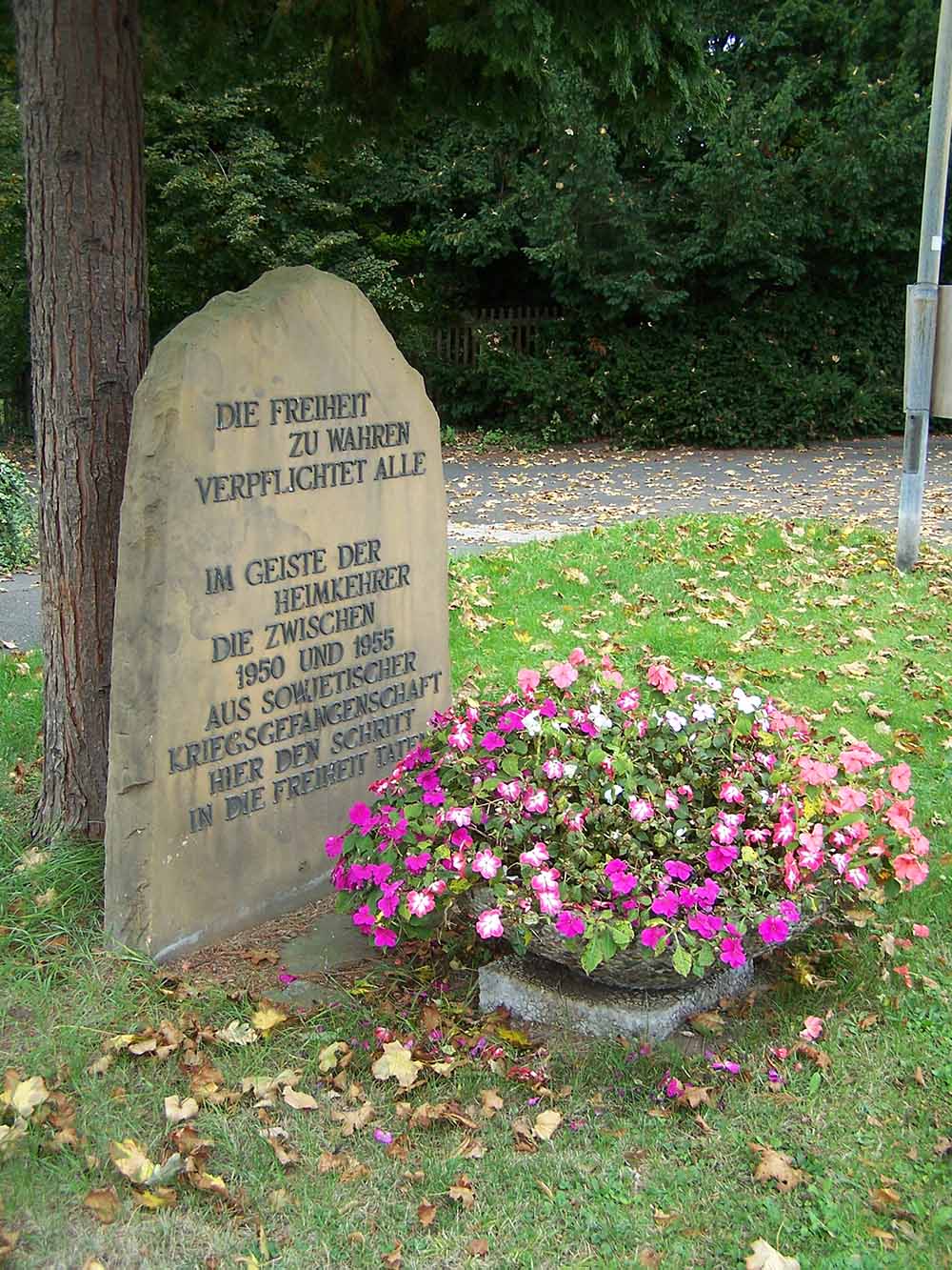 Memorial Return of Last German Prisoners of War #1