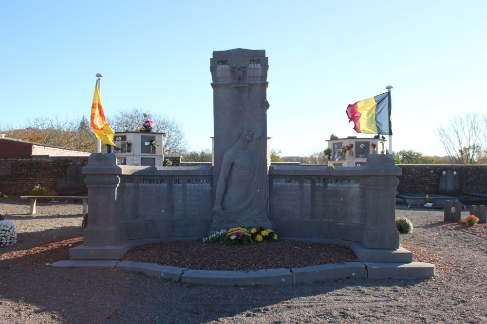 Monument Gedeporteerden Eerste Wereldoorlog Rebecq-Rognon #1