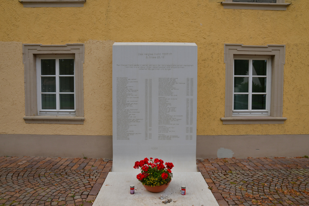 Joods Monument Bad Mergentheim #1