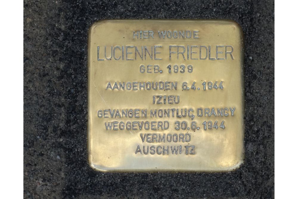 Stolperstein Van Luppenstraat 52 #1