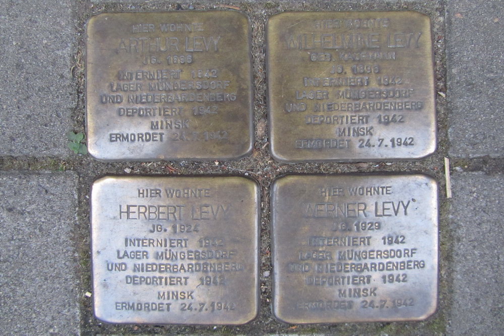 Stolpersteine Saarstraße 1 #1