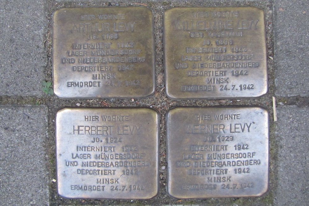 Stolpersteine Saarstrae 1 #1