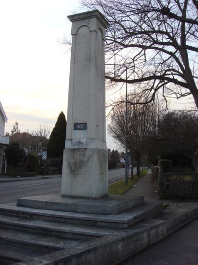 Oorlogsmonument East en West Molesey