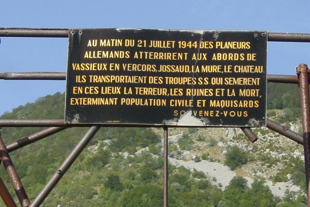 Memorial Landing German S.S. 21-07-1944 Vassieux-en-Vercors #2