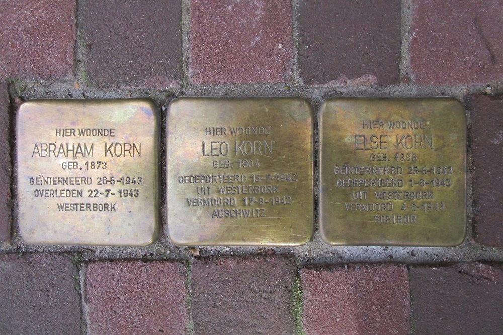 Stolpersteine Nieuwe Amstelstraat voormalig 37 hs #1