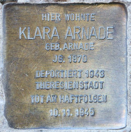 Stolpersteine Saldernstrae 2 #2