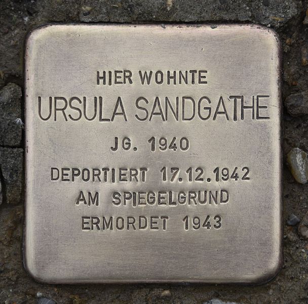 Stolperstein Hellstrae 6