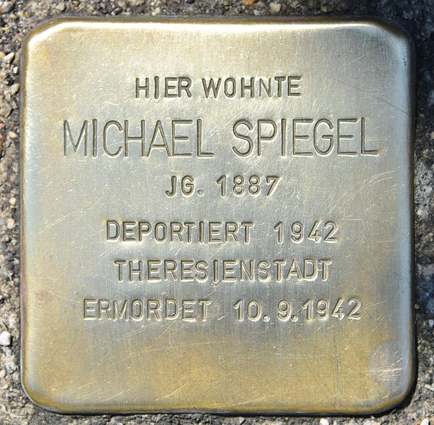 Stumbling Stones Meranergasse 9 #3