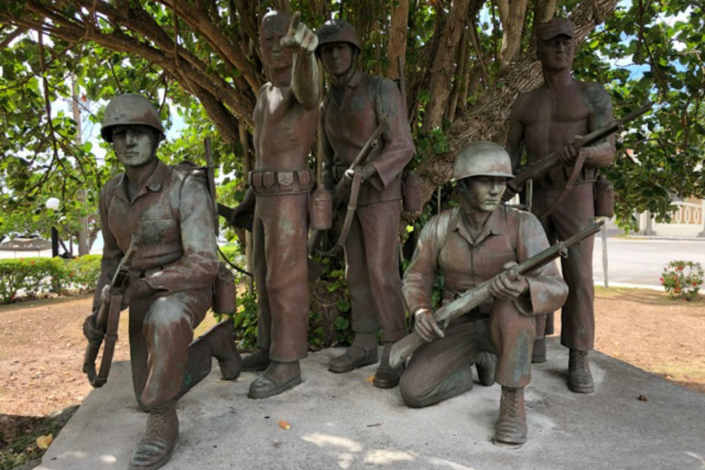 Statue Adelup Point Chamorro Scouts #1