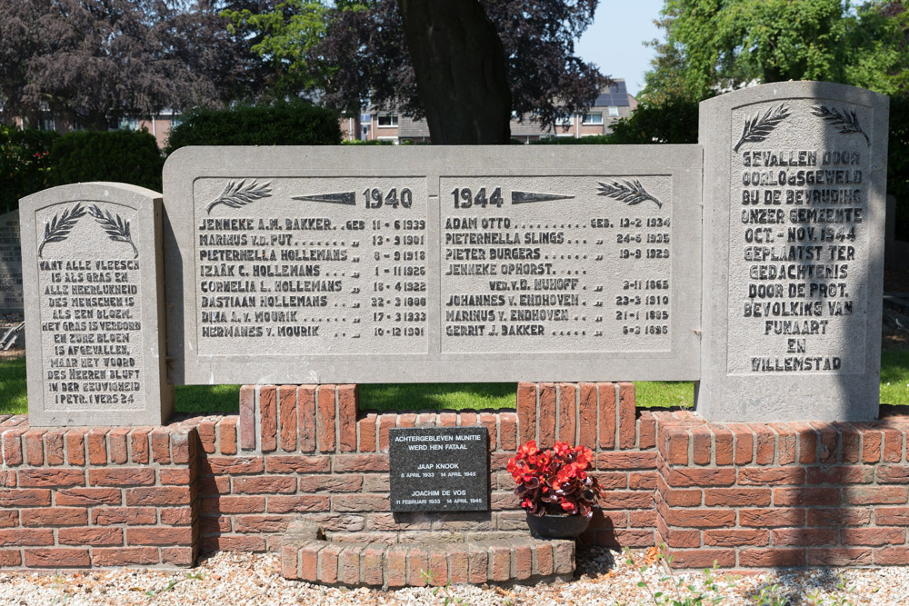 Collective Grave Civilian Casualties Protestants Cemetery Fijnaart #1