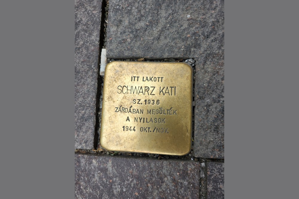Stolperstein Arany János utca 27 #1