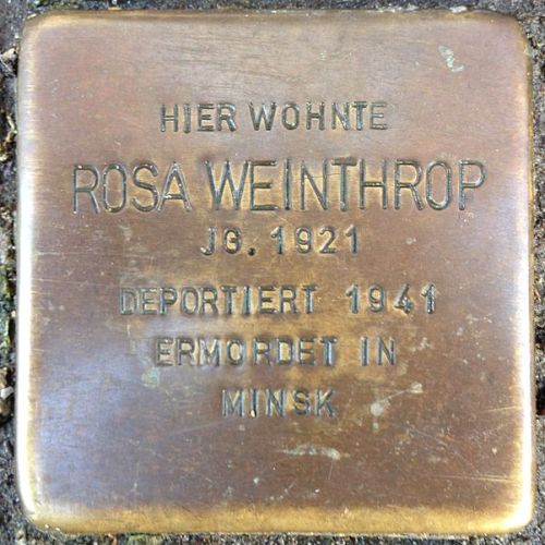 Stolpersteine Hökerstraße 7 #2