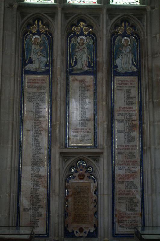 Gedenktekens Winchester Cathedral #4