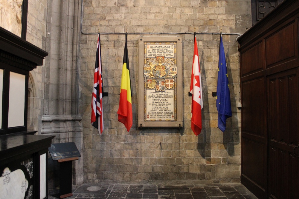 Memorial British Empire Cathedral Mons #2