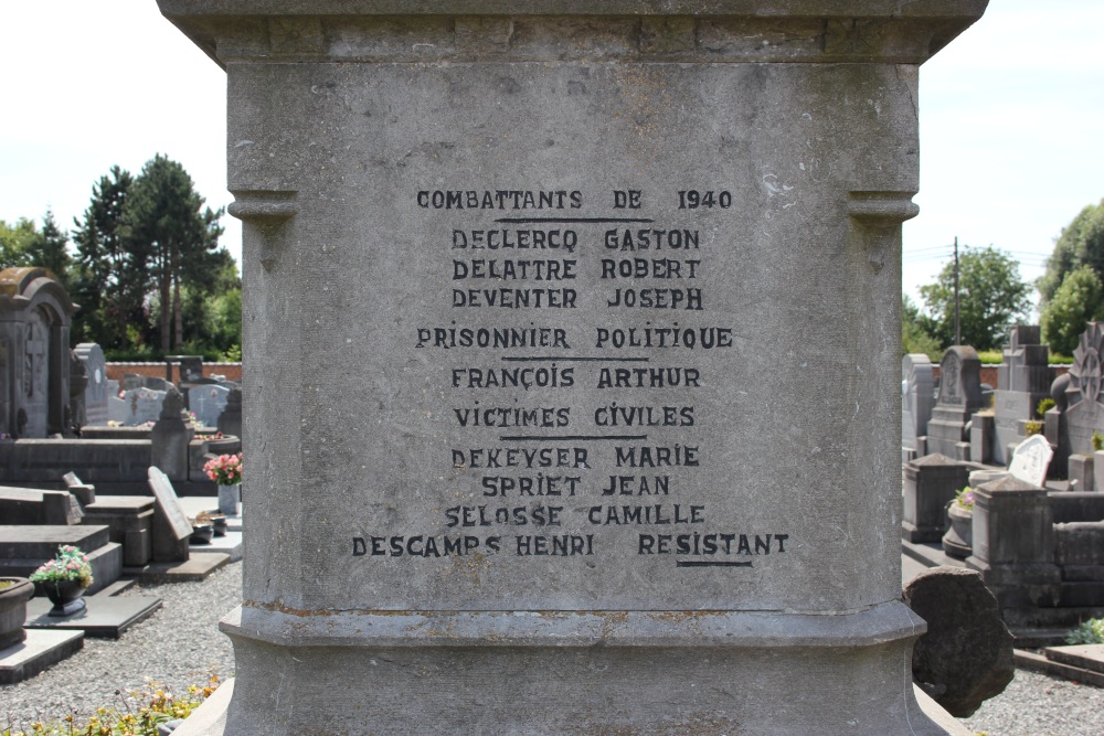 Oorlogsmonument Begraafplaats Leers-Nord #4