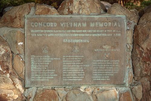 Monument Vietnam-Oorlog Concord