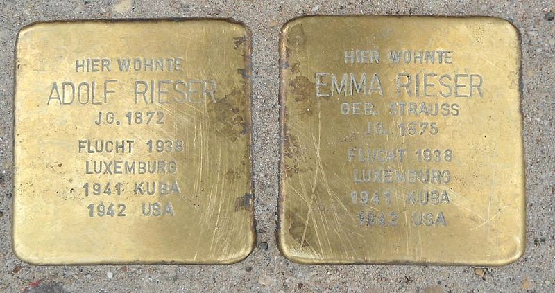 Stolpersteine Kaiserstrae 75 #1