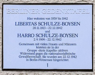 Memorial Libertas and Harro Schulze-Boysen #1