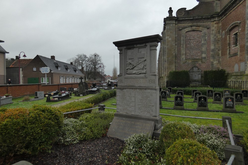 Oorlogsmonumenten Begraafplaats Bottelare