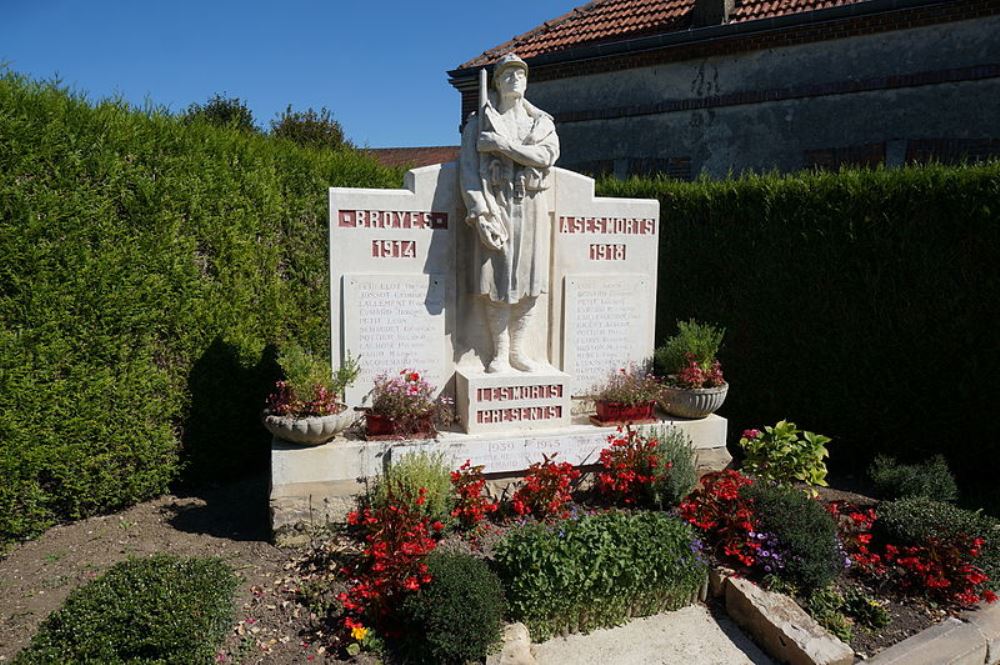 Oorlogsmonument Broyes