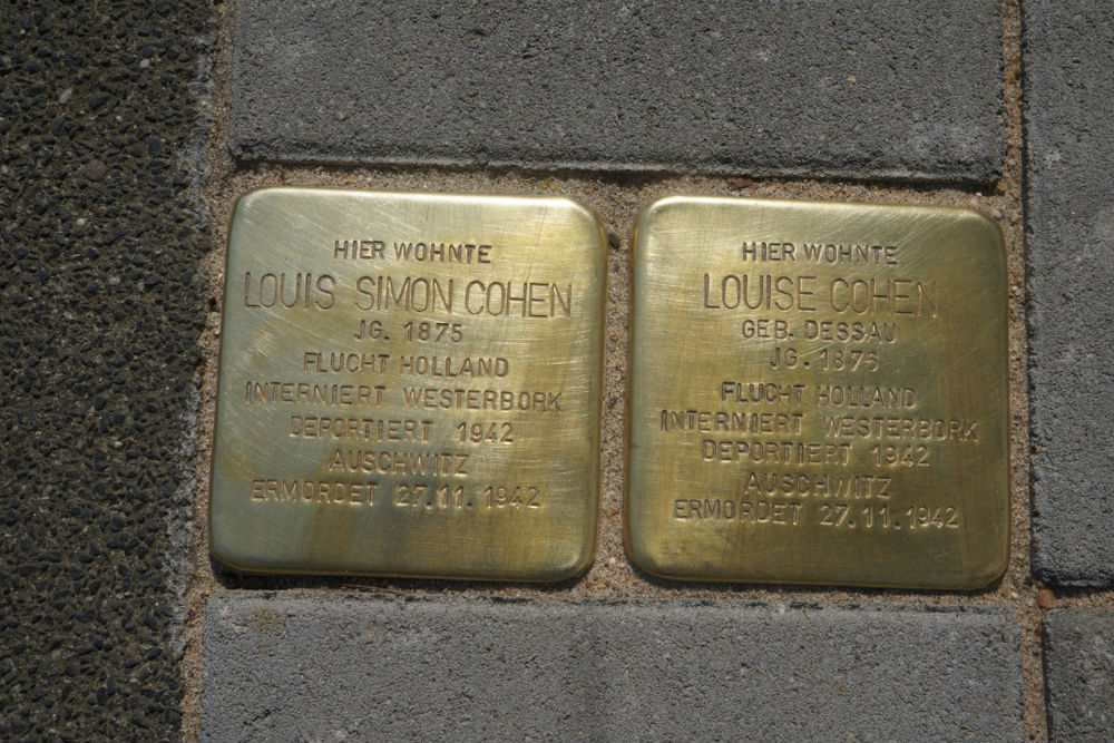 Stolpersteine Pannofenstrae 12 #1