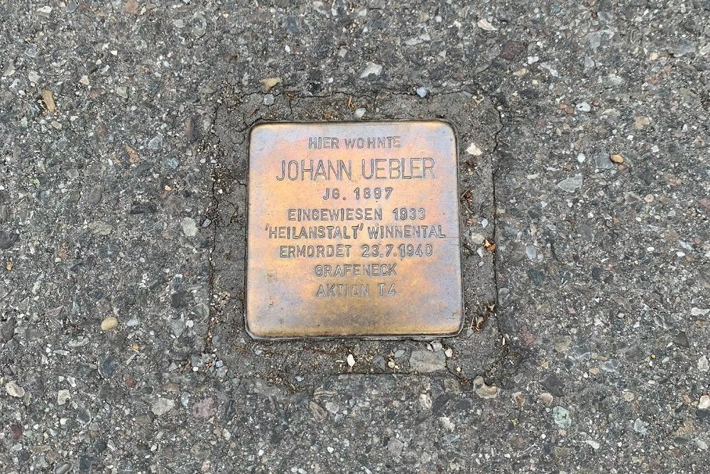 Stolperstein Dachswaldweg 178 #1