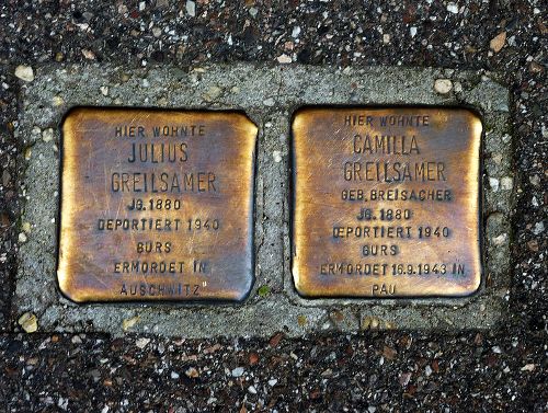 Stumbling Stones Moltkestraße 40 #4