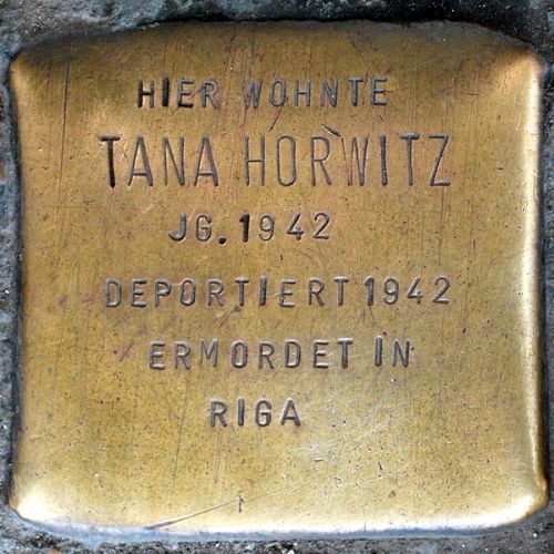 Stolpersteine Badstrae 61 #3