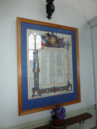 War Memorial St. Mary Church Redlynch #2