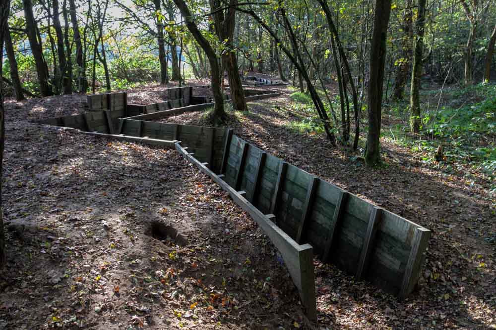 Grebbelinie - Gerestaureerde Loopgraaf 