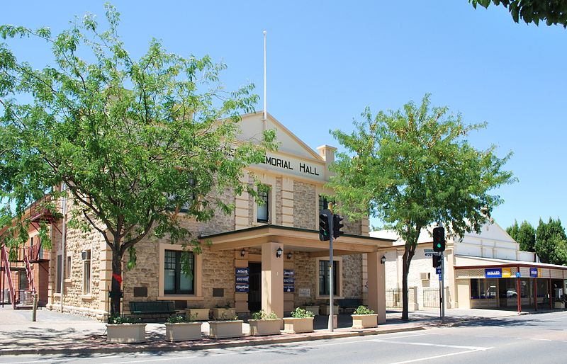 War Memorial Hall Nuriootpa