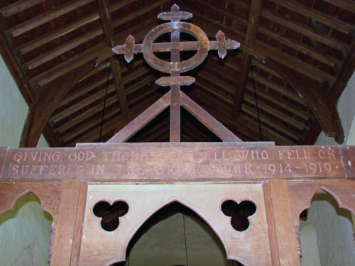 Oorlogsmonument St. James South Elmham Church #1