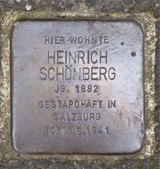 Stumbling Stone Chiemseegasse 6 #2