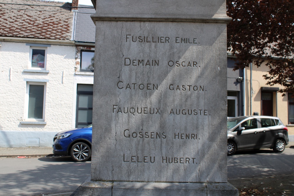 Oorlogsmonument Leval-Trahegnies #5