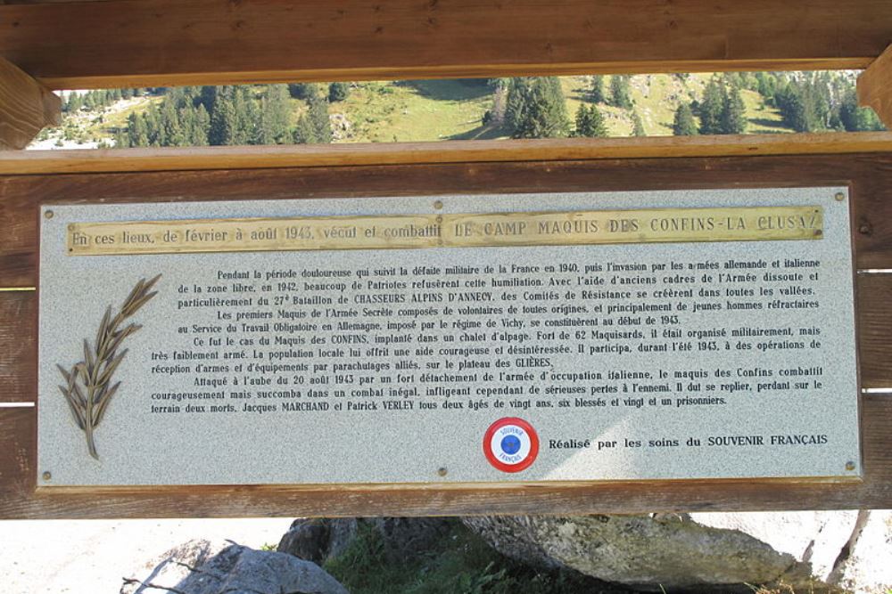 Informatiebord Maquis des Confins #1