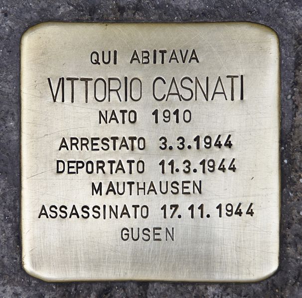 Stolperstein Via Chiesa della Salute 73