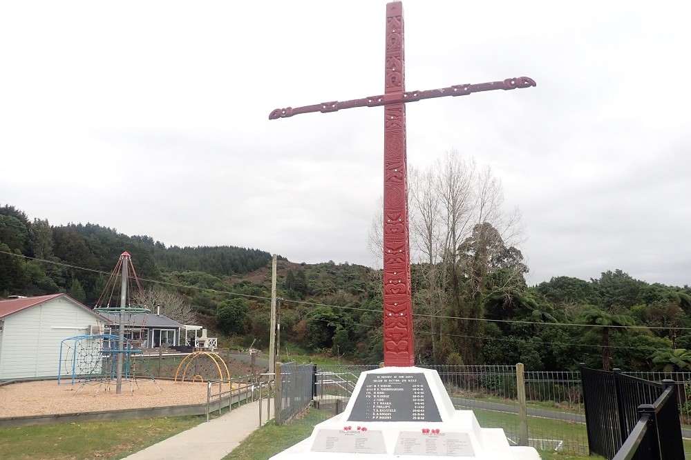 WWII Memorial Whangamarino School, Okere Falls #1