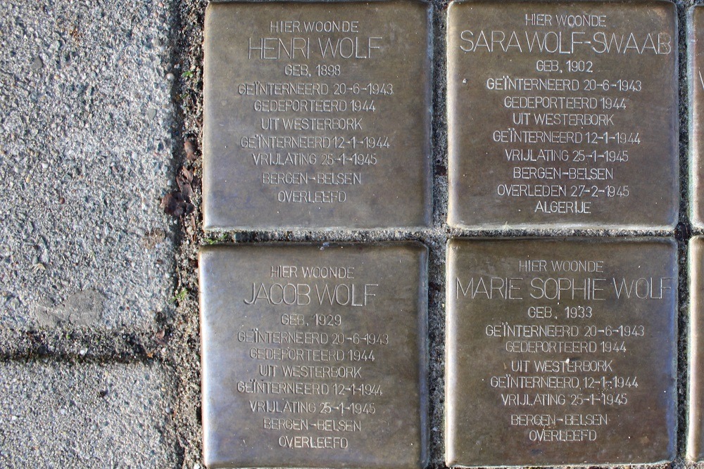 Stolpersteine Dintelstraat 80 #2