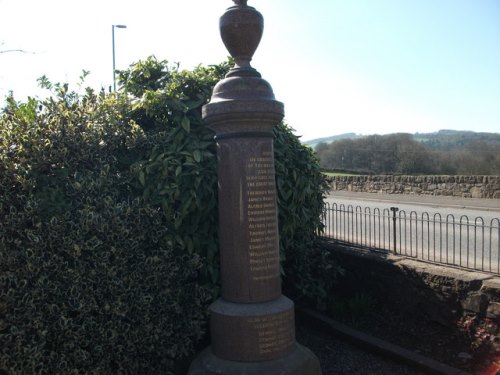 Oorlogsmonument Pentre #1