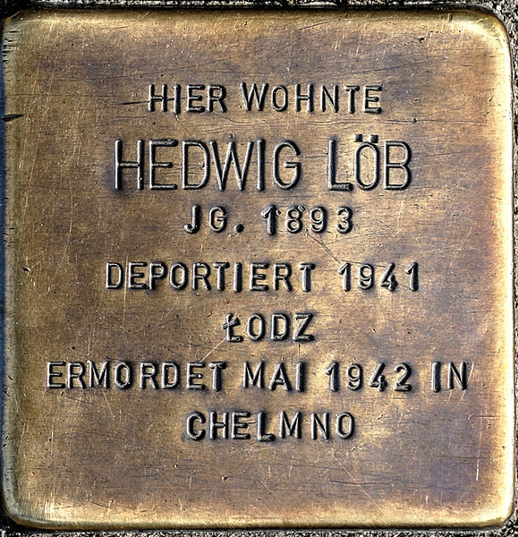 Stolpersteine Wupperstrae 23 #3