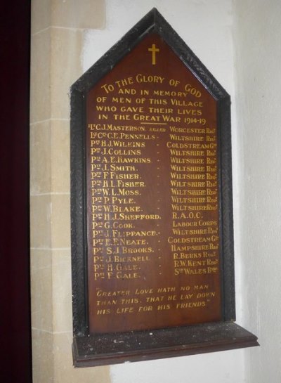 War Memorial St. Andrew Church