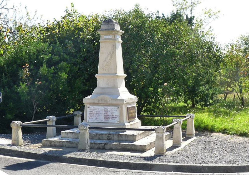 Monument Eerste Wereldoorlog Chamouillac #1